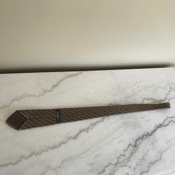 STEFANO RICCI GEOMETRIC STRIPE SILK TIE - Picture 8 of 11